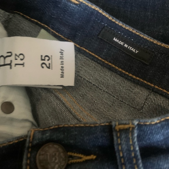 R 13 Kate High-Rise Skinny Jeans 25 - Picture 6 of 7